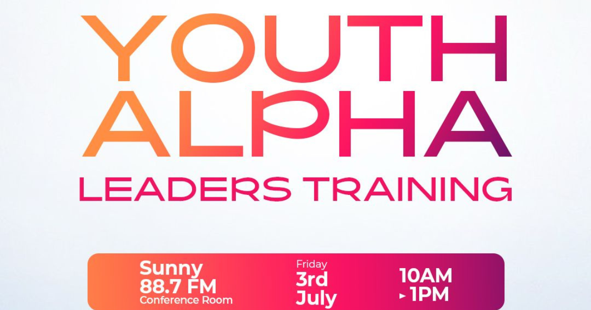 Youth Alpha Leaders Training Set for the Dan Peter's Memorial Conference Room