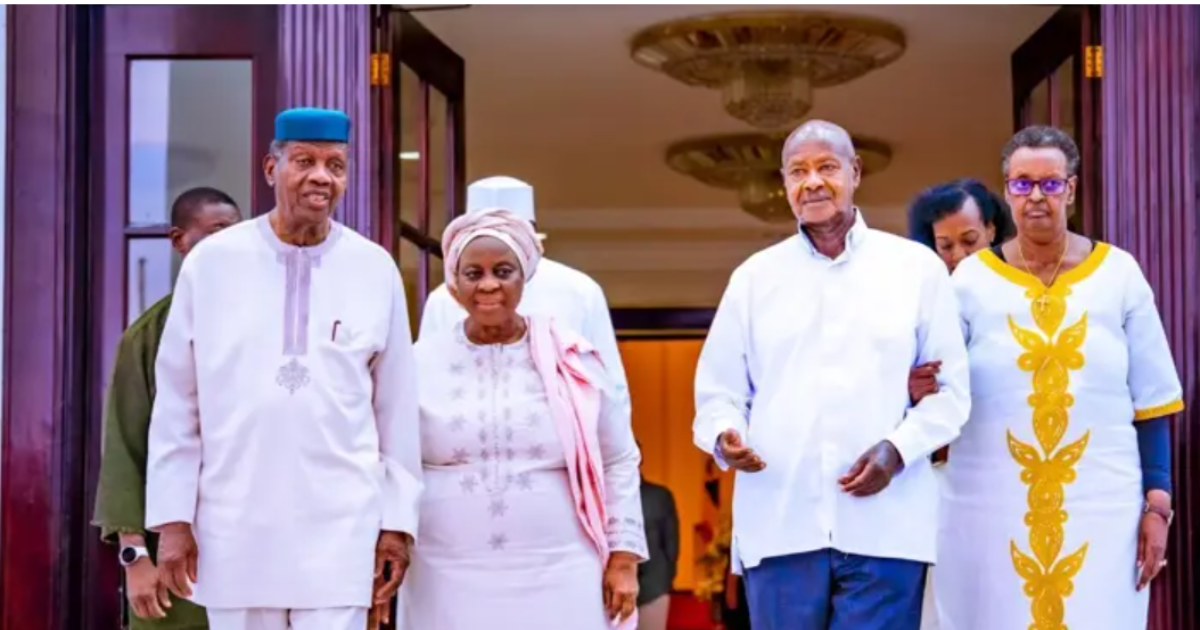 Museveni Hosts Pastor Adeboye at State Dinner During Apostolic Visit to Uganda